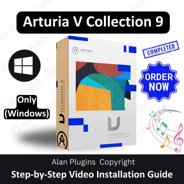 🎛️ Arturia V Collection 9 for Music Production Software 🎶 | Instruments, DAW, VST Plugins, Reverb Effects, Lifetime Activation (Windows)