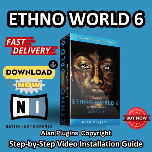Ethno World 6 Complete (KONTAKT) for Windows & macOS 🎶 | Music Production Software, Instruments, DAW, VST Plugins, Reverb Effects, Lifetime Activation