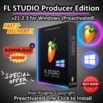 FL Studio Producer Edition v21.2.3 for Windows DAW, VST Plugins