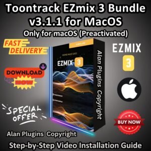 🎶 Toontrack EZmix 3 Bundle v3.1.1 for macOS 🌟 | Music Production Software 🎛️ | VST Plugins 🎹 | Lifetime Activation 🚀