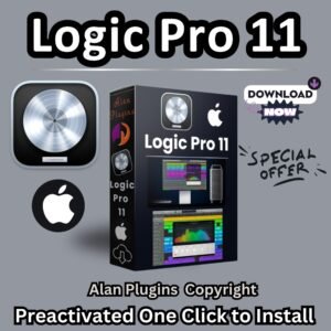 Logic Pro 11 for macOS 🎹 | Professional DAW | VST3, AAX, AU | Lifetime Activation 🚀 | Music Production Software 🎧 | Pre-Activated