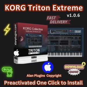 KORG Triton Extreme v1.0.6 for macOS | Legendary Preactivated Synth Workstation | AU, VST3, AAX