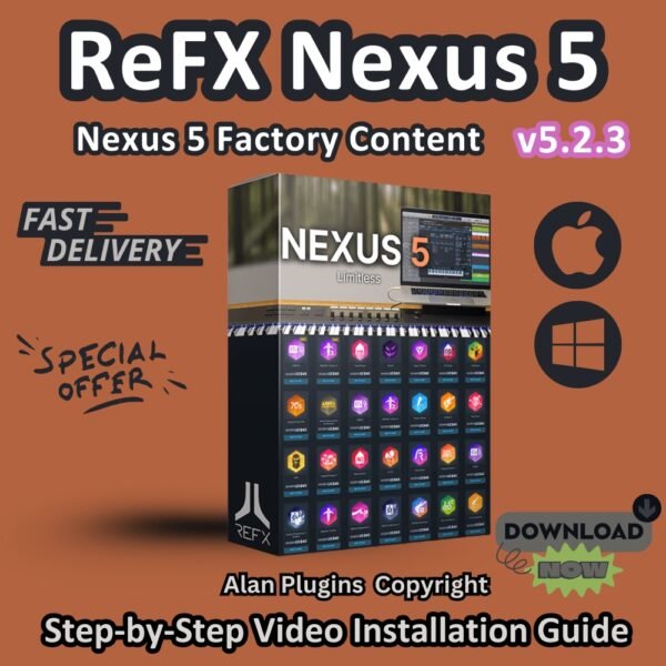 ReFX Nexus v5.2.3 With Factory Content VST Lifetime Activation