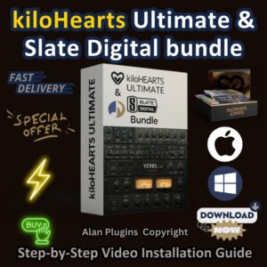 kiloHearts Ultimate & Slate Digital Bundle 2025 – MacOS & Windows | Lifetime Activated DAW VST Plugins
